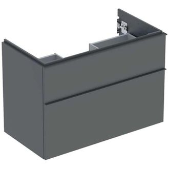 Keramag Keramag - Geberit Icon Mueble Bajo Lavabo, 2 Cajones, 88,8x61,5x47,6 Cm
