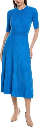 Elie Tahari Mock Neck A-Line Dress