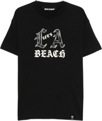 Palm Angels T-Shirts - Heren - T-shirts - Zwart - S - Tops