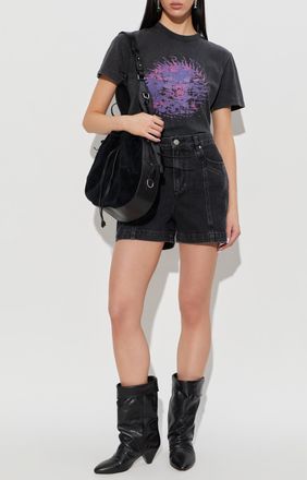Isabel Marant T-shirt Zoeline, Womens, Black
