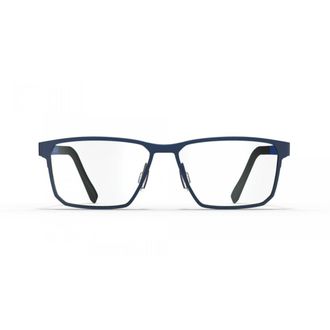 Blackfin Bf991 Westhampton Rectangular Frame Eyeglasses with Matte Deep Blue Finish