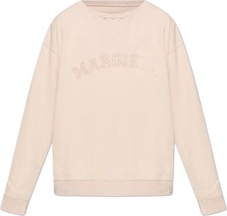 Maison Margiela Sweatshirt met Vintage Effect - Heren - Sweatshirts - Roze - L - Katoen - Hoodies & sweatvesten