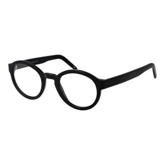 Andy Wolf Zwarte Ronde Optische Monturen - unisex - Brillen - Zwart - ONE Size - Wol - Accessoires