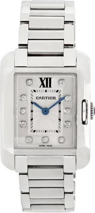 Cartier Orologio Tank Anglaise 30mm - Argento