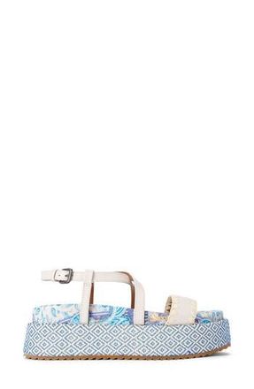 Kurt Geiger Chelsea Flatform Sandal in Light/Pastel Blue at Nordstrom Rack, Size 9.5Us / 40.5Eu