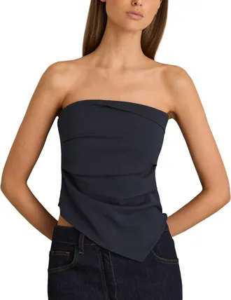 Reiss Millie Ruched Bandeau Top