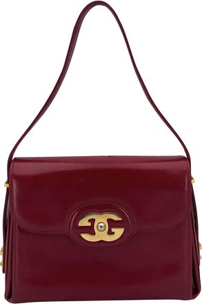 Gucci Vintage leren schoudertas van Gucci