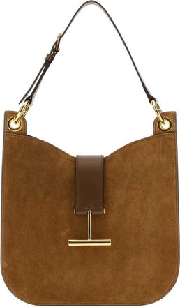 Tom Ford Tassen, Dames, Bruin, ONE Size, Leer, Tara Small Crossbody