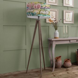 Voyage Maison Aratus Floor Lamp With Buttermere Eva Lampshade