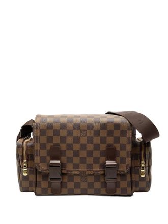 Louis Vuitton 2006 Damier Ebene Melville Reporter crossbody bag - Brown