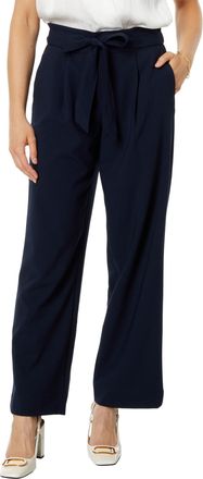 Tommy Hilfiger Mens Elastic Belted Pants, Sky Captain, Medium