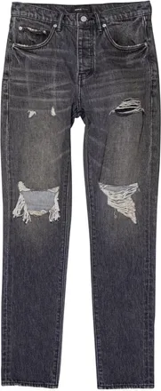 Purple P005 Vintage Blowout straight jeans - men - Cotton/Spandex/Elastane - 30 - Black