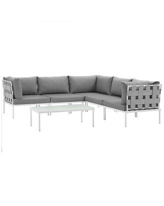 ModWay Harmony 6-Piece Outdoor Patio Sectional Sofa Set