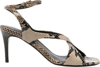 Khaite Schoenen, Dames, Veelkleurig, 40 EU, Leer, Liria Enkelband Sandal 75