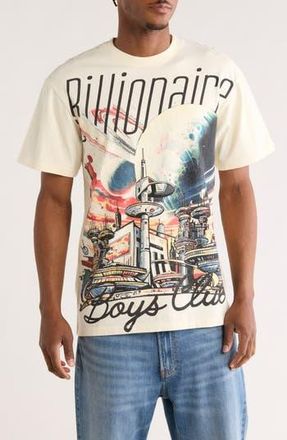 Billionaire Boys Club Skycity Graphic T-Shirt in Winter White at Nordstrom Rack, Size 2X