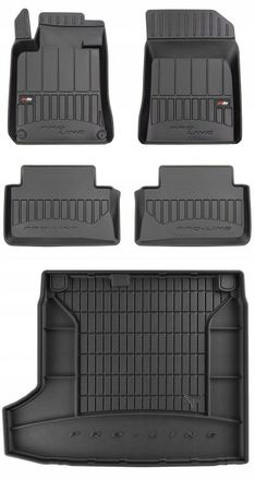 OEM Set Tappetini In Gomma 3d Per Bagagliaio Peugeot 508 1 Berlina 2010-2018