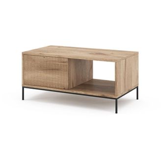 Vicco Mesa De Centro Eliza, Roble Vikingo, 90 X 50 Cm Con Un Caj&oacute;n