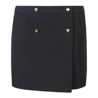 Alexander McQueen Alexander McQueen, Short Skirts, female, Blue, Size: M Alexander McQueen Skirts Blue