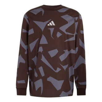 adidas AMG Camo Long-Sleeve T-Shirt Aurora Coffee Aurora Onix KQ8359