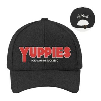 MC2 Saint Barth Caps, male, Black, Size: ONE SIZE Baseball Wool