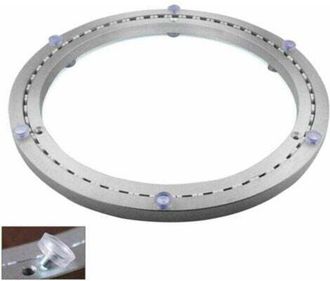 OEM Plato Giratorio Met&aacute;lico, Base Giratoria Redonda, Rotaci&oacute;n De 360&deg;, Rodamientos De Bolas De Una Hilera, De Alta Resistencia, 45 Cm De Di&aacute;metro