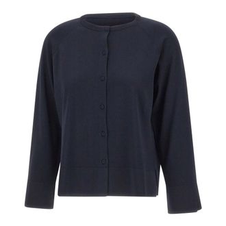 Elena Miro Cardigans, female, Blue, Size: 2XL Viscose Cardigan