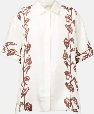 Asceno Camicia Montauk in twill di seta