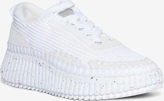 Chloé Umweltfreundliche niedrige Sneakers aus Mesh Nama