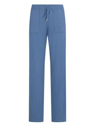 Malo drawstring track pants - Blauw