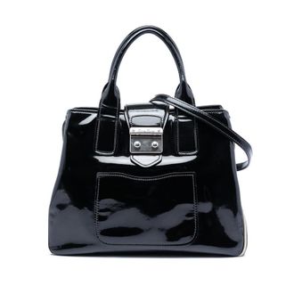 Miu Miu Pre-owned Miu Miu Patent Satchel Ladies 3NFBS6ROCVMJUXR1