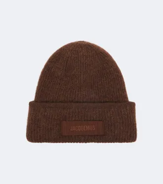 Jacquemus Logo alpaca and wool-blend beanie