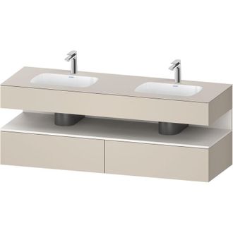 Duravit Qatego Lavabo Encastrado Con Base De Lavabo Consola, - Duravit