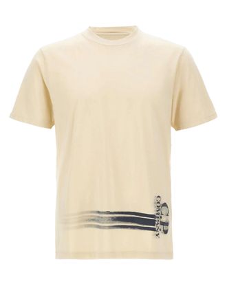 C.P. Company Short-Sleeve Cotton Jersey T-Shirt with Hand-Painted Logo