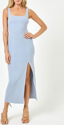 L*Space Vivienne Rib Cover-Up Dress in Haze at Nordstrom Rack, Size X-Large