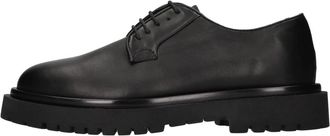 Antica Cuoieria Leren schoenen - Heren - Veterschoenen - Zwart - 44 EU - Leer - Schoenen