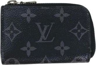 Louis Vuitton Pre-owned Wallets, male, Black, Size: ONE SIZE Pre-owned Coin Purse / Coin Case
