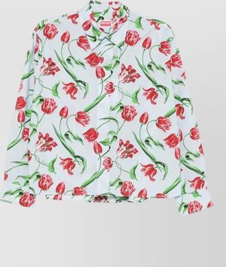 Kenzo floral print long sleeve shirt
