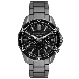 A|X Armani Exchange Mens Spencer Black Dial Watch
