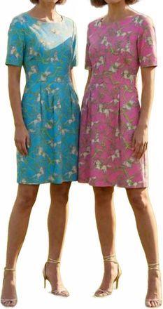 Tabi Footwear Womens Horse Pattern Dress In Pink