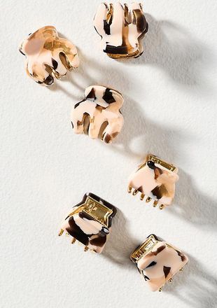 Anthropologie Mini Claw Clips, Set of 6