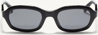 Valentino Occhiale Rettangolare In Acetato unisex NERO/GRIGIO 51