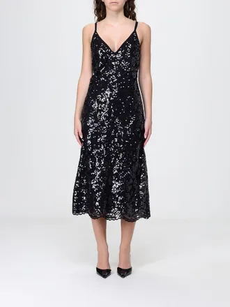 Twinset Lace Midi Dress with Sequins