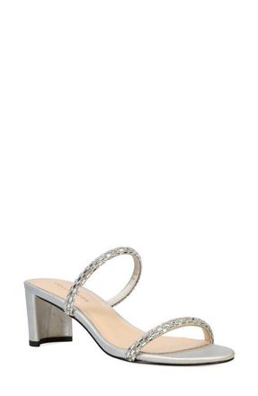 Pelle Moda Mirra Slide Sandal in Silver at Nordstrom, Size 8