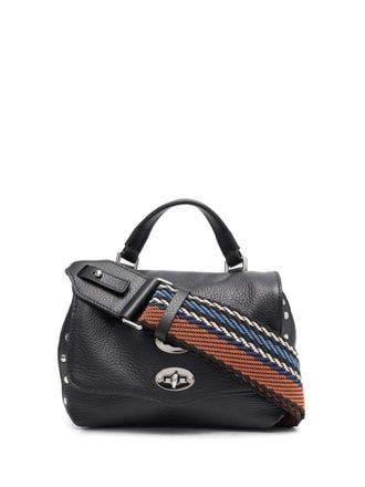 Zanellato Black Postina Baby Daily leather bag