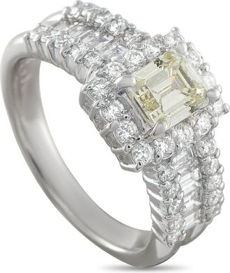 Luxury Bazaar Platinum 2.18ct Diamond Ring MF03-123025