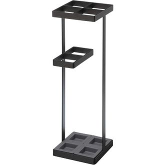 Yamazaki Tableware Umbrella Stand Portaombrelli, Acciaio, Nero, 11 x 11 x 36 cm