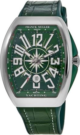 Franck Muller Vanguard Yachting Steel Green Dial Mens Watch V 45 SC DT YACHTING AC (VR)