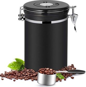 OEM Bote Para Caf&eacute; De 2,8 Litros, Fabricado En Acero Inoxidable 304, Recipiente Herm&eacute;tico Para Granos De Caf&eacute;, Caf&eacute; Molido Y Otros Productos Secos