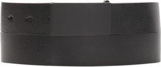 Kazar Zwarte riem met matzwarte gesp - Dames - Riemen - Zwart - 120 CM - Leer - Accessoires