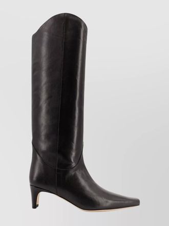 Staud leather western boots